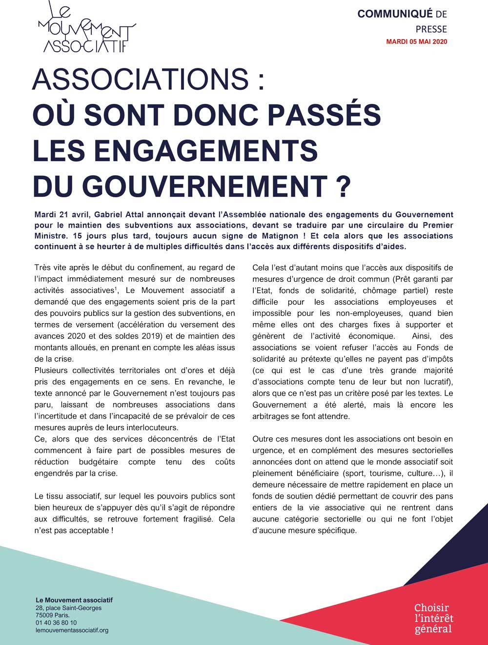 LMA CP 05052020 engagements gouvernement 1