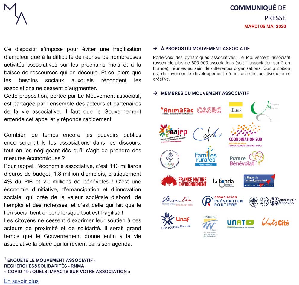 LMA CP 05052020 engagements gouvernement 2