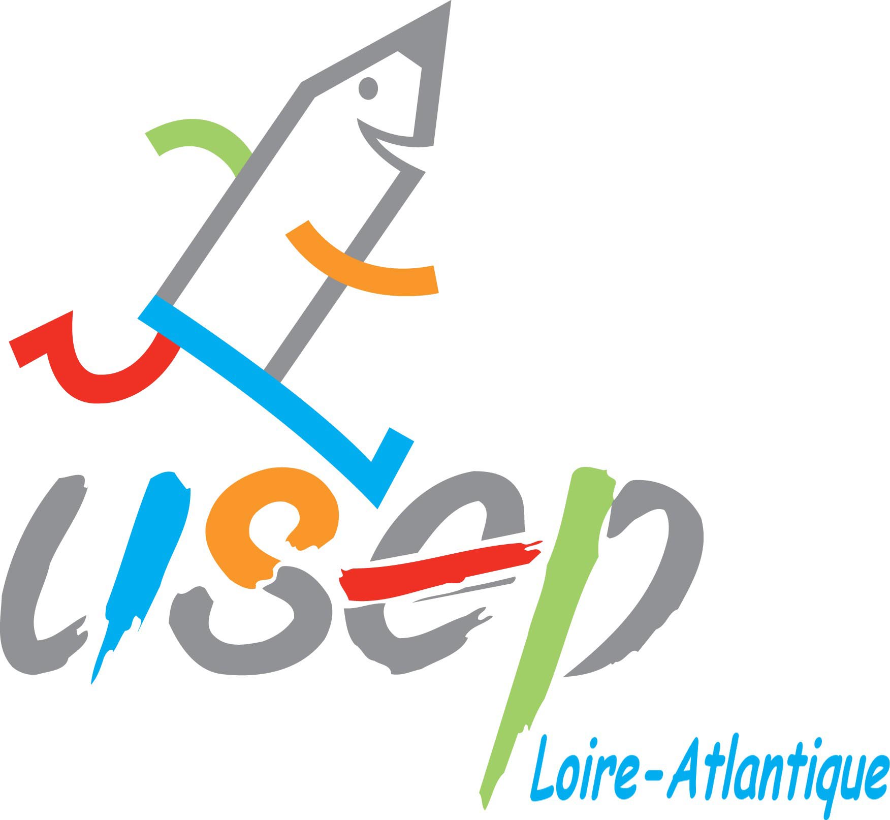 logo USEP BONHOMME LA Bleu